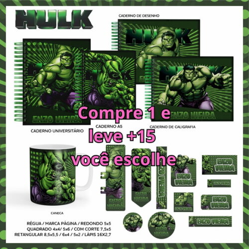 Arquivo Digital Volta Ás Aulas Hulk #5544
