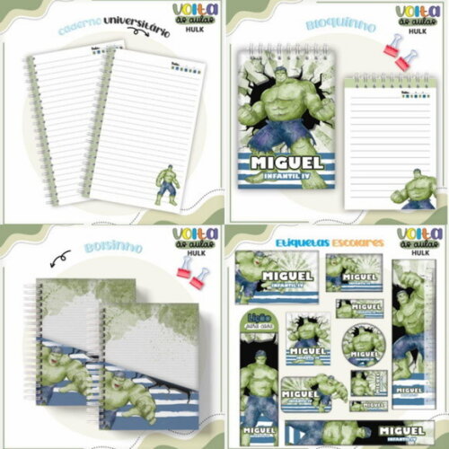 Arquivo Digital Volta às Aulas Hulk 2024 #3658