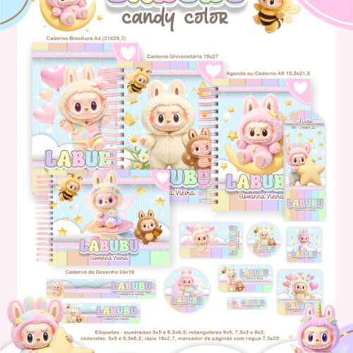 Arquivo Digital Volta Ás Aulas Labubu Candy 2026 #7605