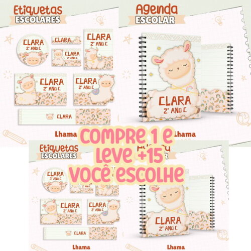 Arquivo Digital Volta Ás Aulas Lhama #7618
