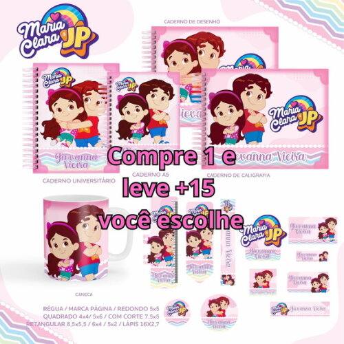 Arquivo Digital Volta Ás Aulas Maria Clara e Jp Menina #5504