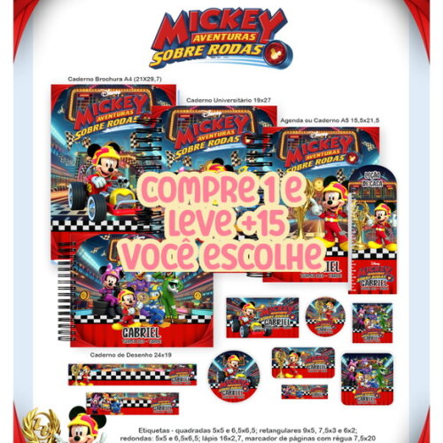 Arquivo Digital Volta Ás Aulas Mickey 2026 #7522