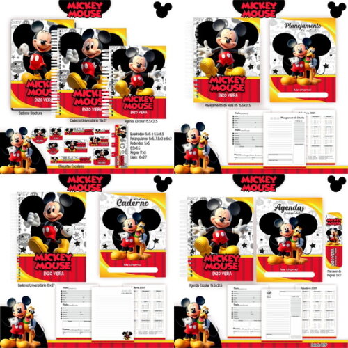 Arquivo Digital Volta Ás Aulas Mickey #6019