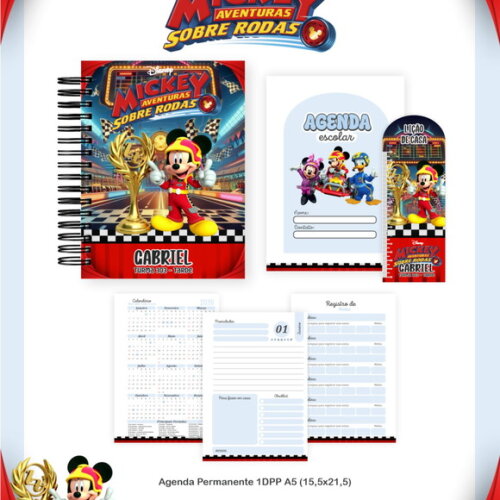 Arquivo Digital Volta Ás Aulas Mickey 2026 #7522