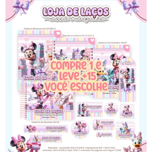 Arquivo Digital Volta Ás Aulas Minnie 2026 #7595
