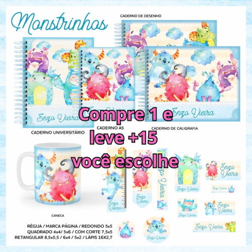 Arquivo Digital Volta Ás Aulas Monstrinhos #5539