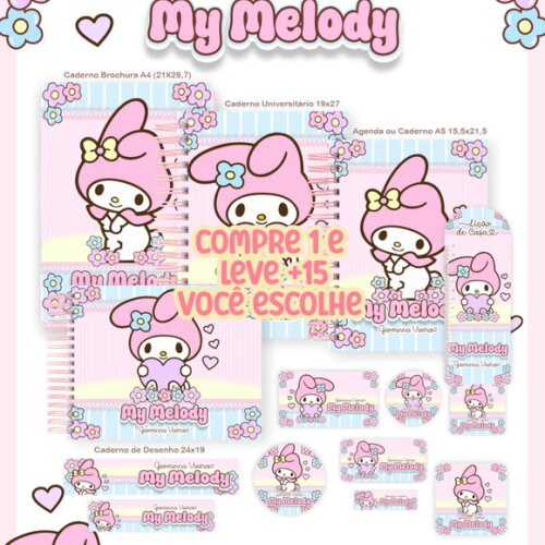 Arquivo Digital Volta Ás Aulas My Melody 2026 #7632