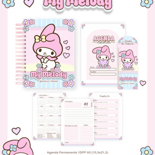Arquivo Digital Volta Ás Aulas My Melody 2026 #7632