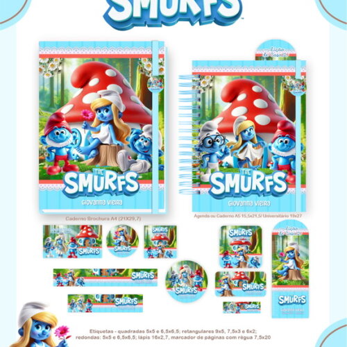 Arquivo Digital Volta Ás Aulas os Smurfs 2026 #7531