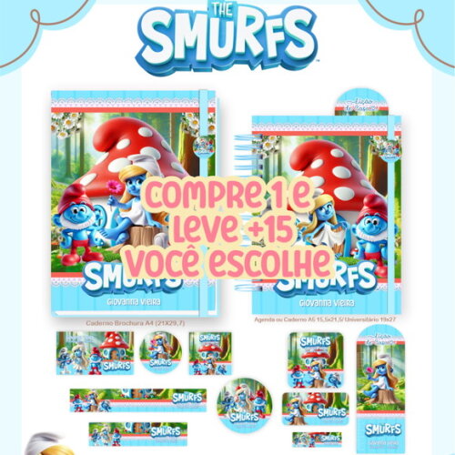 Arquivo Digital Volta Ás Aulas os Smurfs 2026 #7531