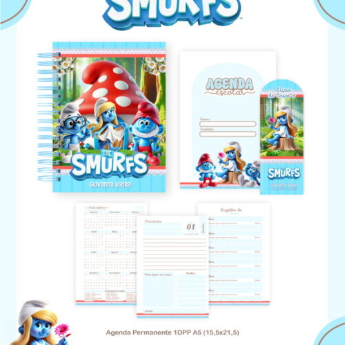 Arquivo Digital Volta Ás Aulas os Smurfs 2026 #7531