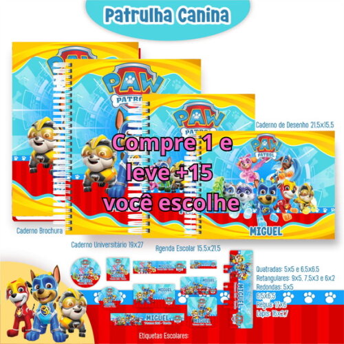Arquivo Digital Volta Ás Aulas Patrulha Canina #5431