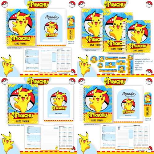 Arquivo Digital Volta Ás Aulas Pikachu #4661