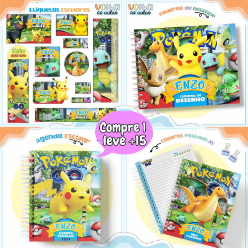 Arquivo Digital Volta às Aulas Pokémon 2024 #3575