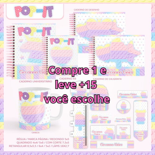 Arquivo Digital Volta Ás Aulas Pop It Candy #5478