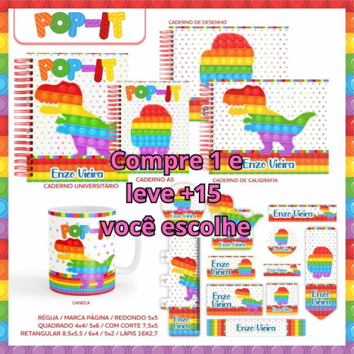 Arquivo Digital Volta Ás Aulas Pop It Colors #5533