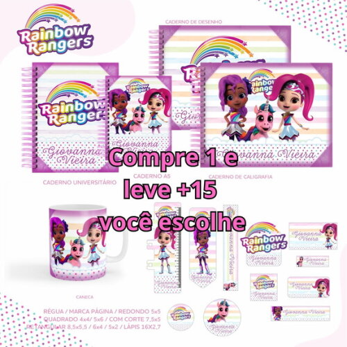 Arquivo Digital Volta Ás Aulas Rainbow Rangers #5535