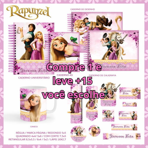 Arquivo Digital Volta Ás Aulas Rapunzel #5489