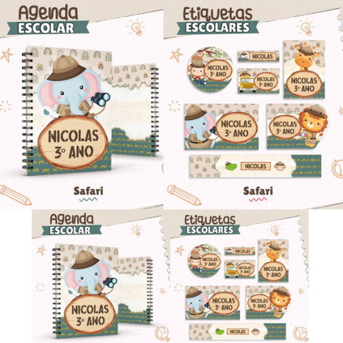 Arquivo Digital Volta as Aulas Safari #7613