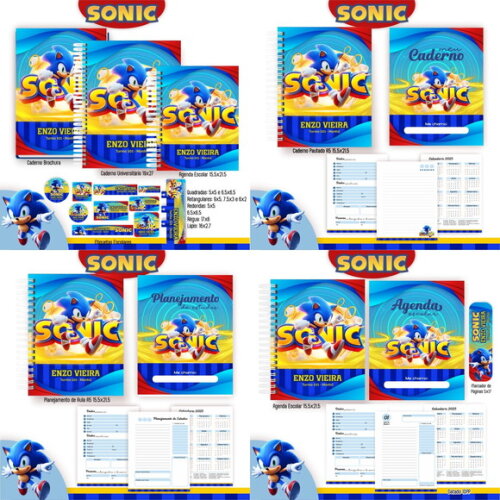 Arquivo Digital Volta Ás Aulas Sonic #6023