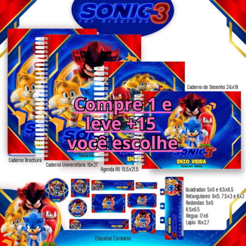 Arquivo Digital Volta Ás Aulas Sonic 3 #6275