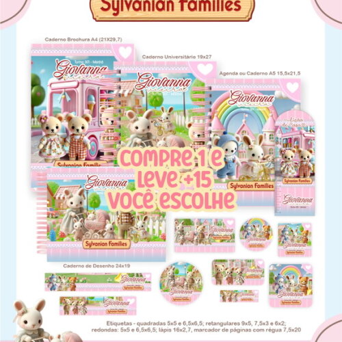 Arquivo Digital Volta Ás Aulas Sylvanian Families 2026 #7339