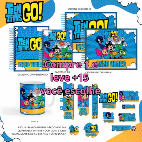Arquivo Digital Volta Ás Aulas Teen Titans #5527