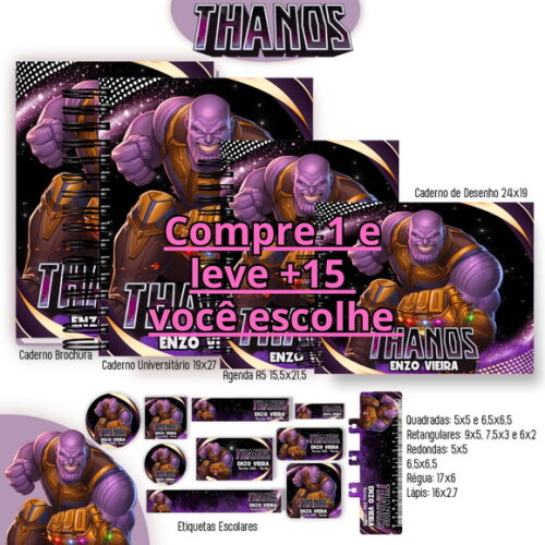 Arquivo Digital Volta Ás Aulas Thanos #4657