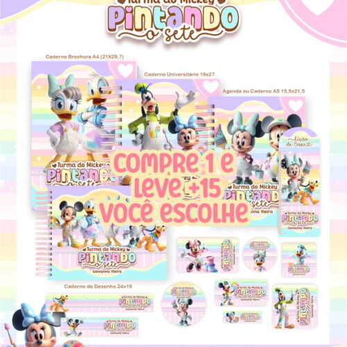 Arquivo Digital Volta Ás Aulas Turma do Mickey 2026#7241