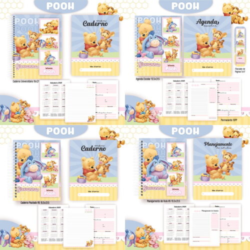Arquivo Digital Volta Ás Aulas Ursinho Pooh #5347