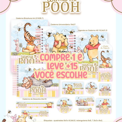 Arquivo Digital Volta Ás Aulas Ursinho Pooh 2026 #7250