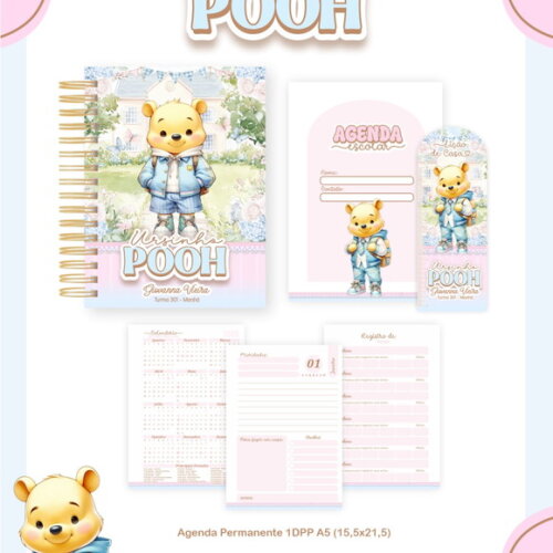 Arquivo Digital Volta Ás Aulas Ursinho Pooh 2026 #7425