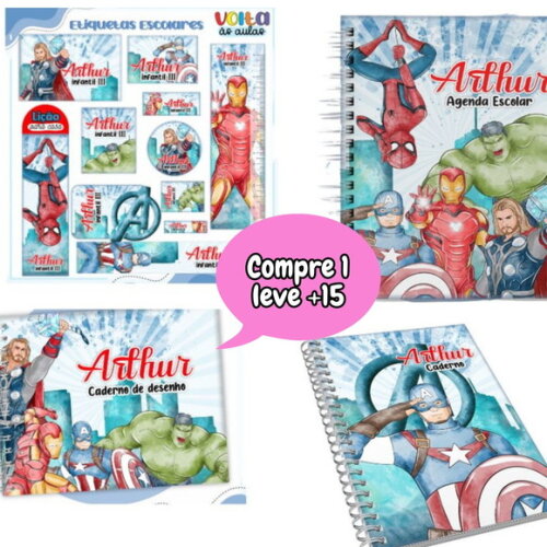 Arquivo Digital Volta às Aulas Vingadores 2024 #3670