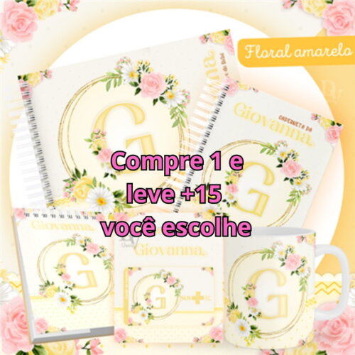 Arquivo Livro do Bebê e Caderneta Alfabeto Floral #1502