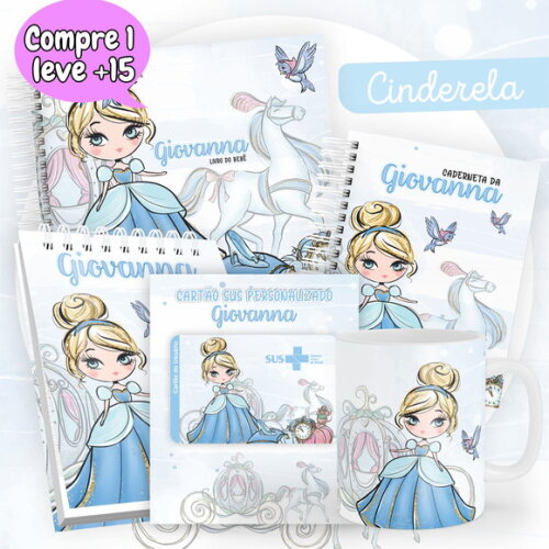 Arquivo Livro do Bebê e Caderneta Cinderela #2571