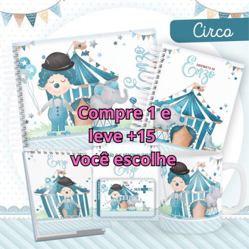 Arquivo Livro do Bebê e Caderneta Circo #1487