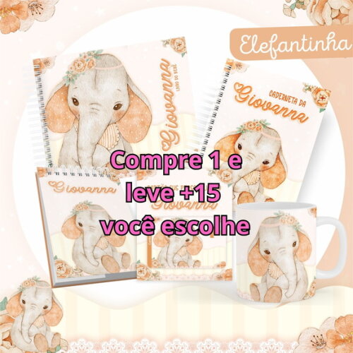 Arquivo Livro do Bebê e Caderneta Elefantinha #1477