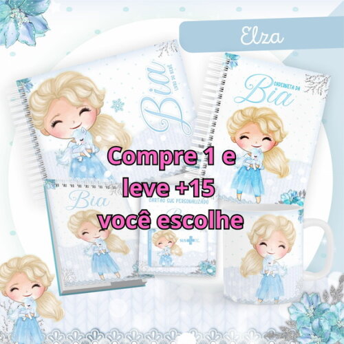 Arquivo Livro do Bebê e Caderneta Elsa #1476