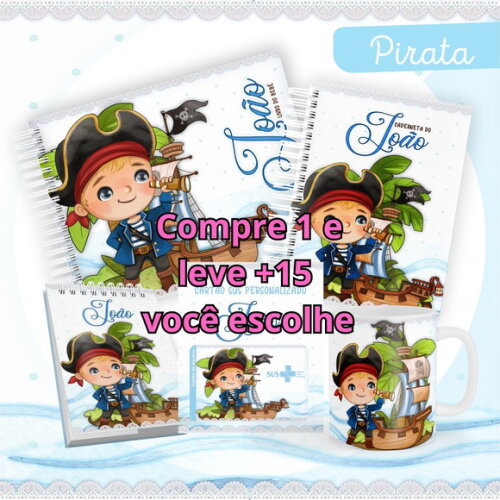 Arquivo Livro do Bebê e Caderneta Pirata #1455
