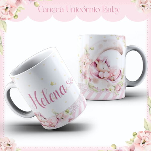 Arte Caneca Unicórnio #7577
