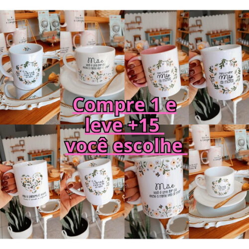 Arte Digital Sublimação Caneca Dia das Mães 2025 #6687