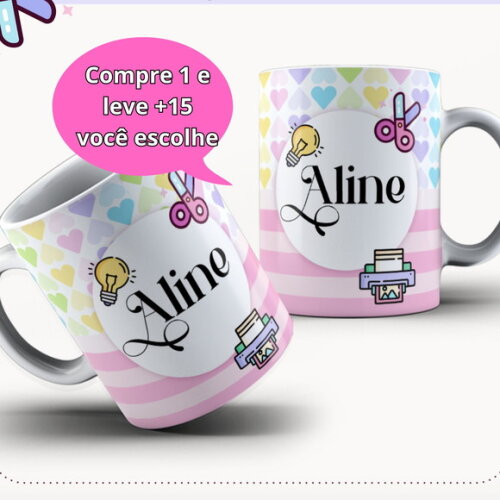 Arte para Sublimação Caneca- Artesã #4060