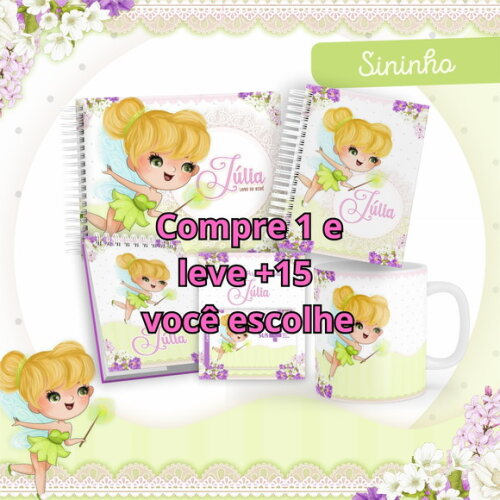 Caderneta de Vacinação Sininho-arquivo Digital #1007