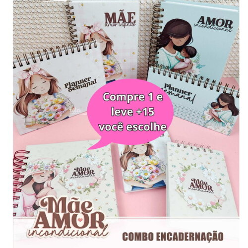 Encadernação Dia das Mães 2024 - Arquivo Digital #3974