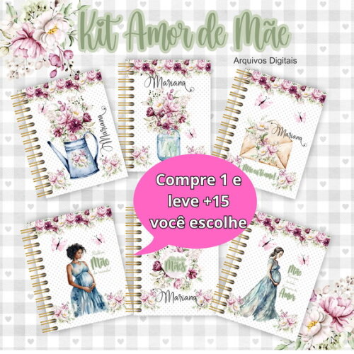 Encadernação Dia das Mães 2024 - Arquivo Digital #3977