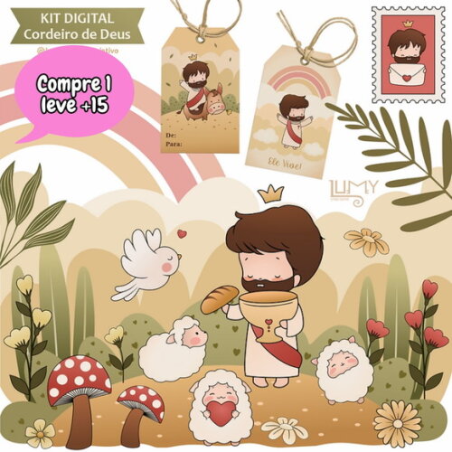 Kit Digital - Cordeiro de Deus #3682