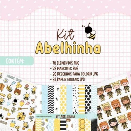 Kit Digital Abelhinha #2627