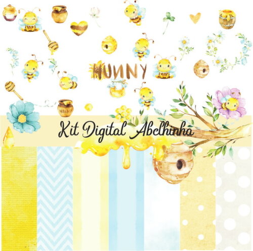 Kit Digital Abelhinha #352