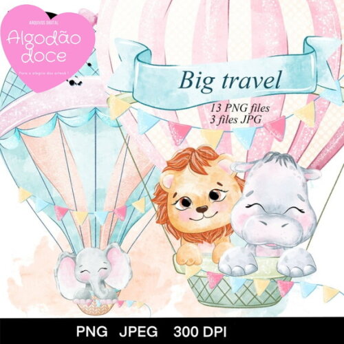 Kit Digital Animais Baloeiros #359