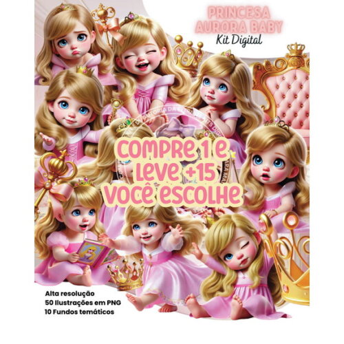 Kit Digital Aurora Baby #7171